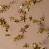 Paper Glitter Star Garland