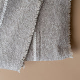 Striped Throw Blanket with Frayed Fringe blanket Brunelli (ShopZio)