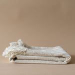 Toffee Stripe Hammam Bath Towel - Rug & Weave