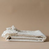 Toffee Stripe Hammam Bath Towel - Rug & Weave