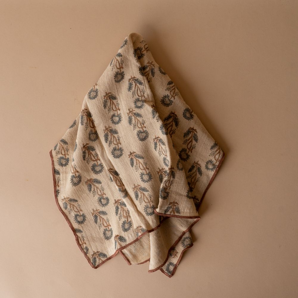 Double Gauze Block Print Tea Towel tea towel Indaba