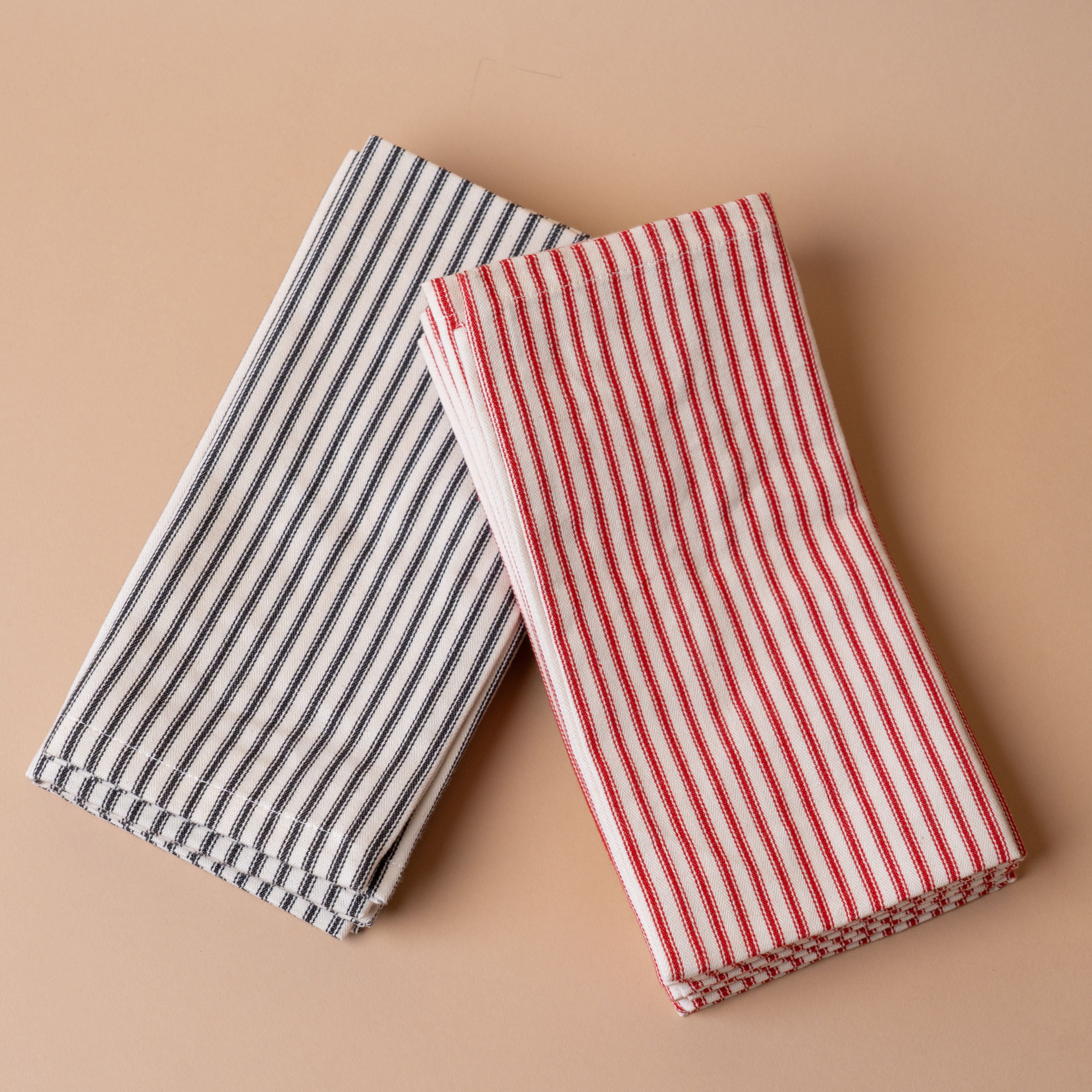 Ticking Stripe Napkin Set