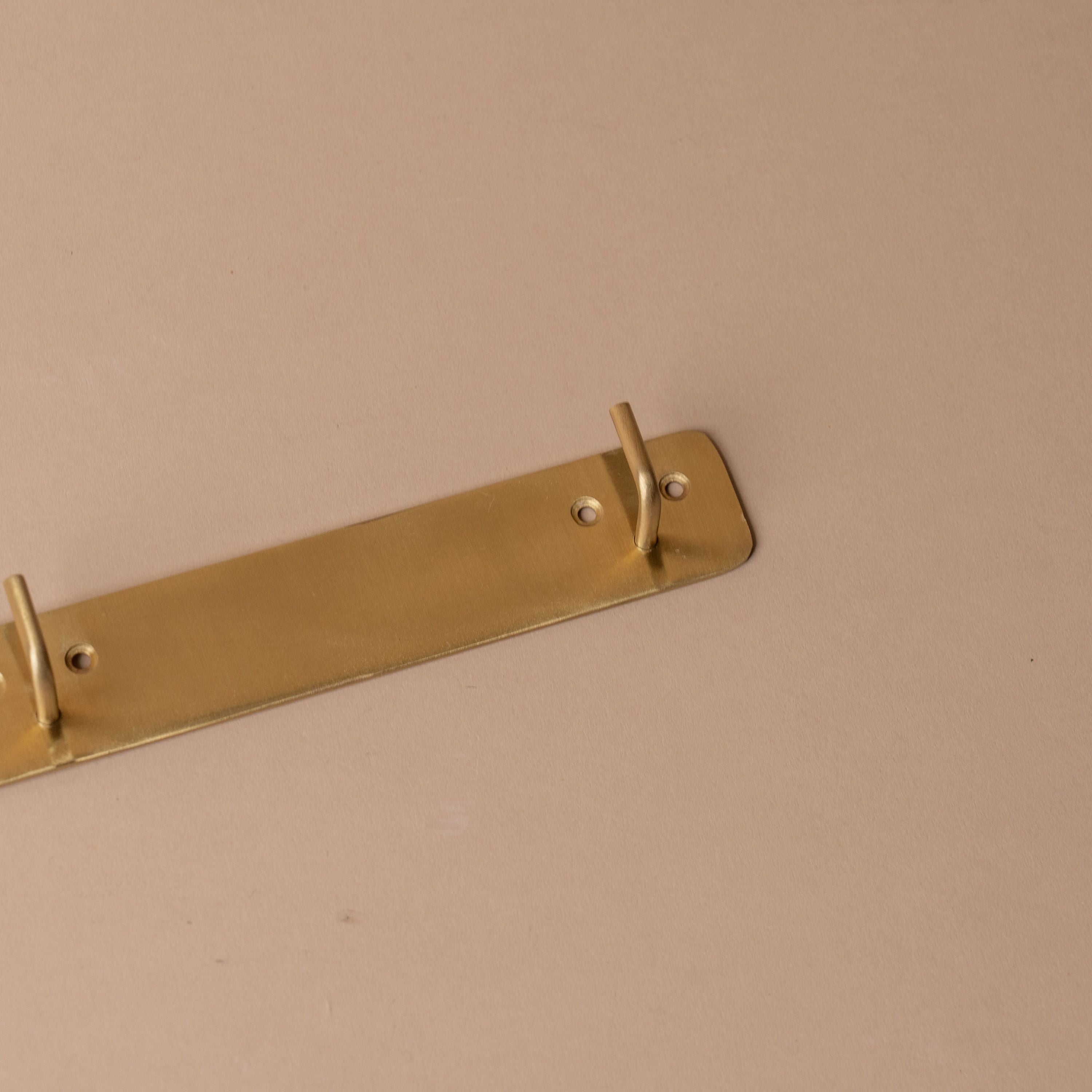 Plated Triple Wall Hook wall hook Fog Linen Work