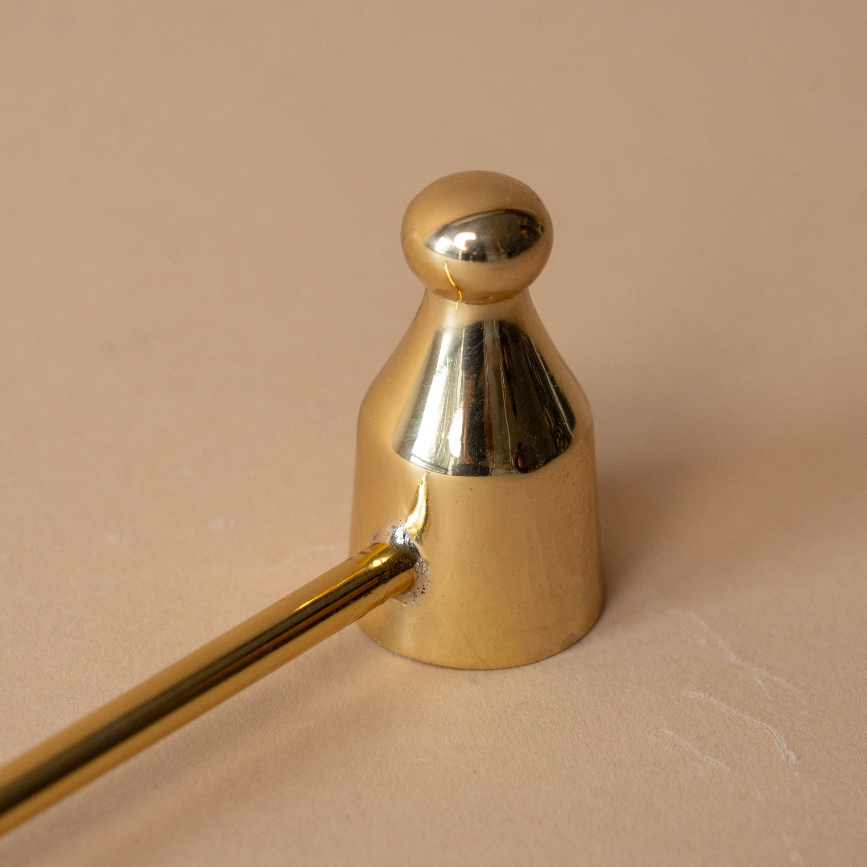 Gold Plated Candle Snuffer candle snuffer Luxe B Co (Faire)