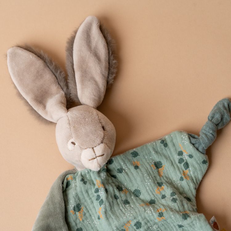 Sage Pattern Rabbit Cuddle Toy FINNBIRD - stuffed toy FIRE THE IMAGINATION