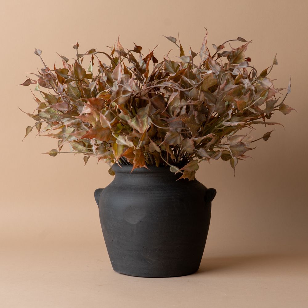 Burnt Terracotta Crock vase Indaba