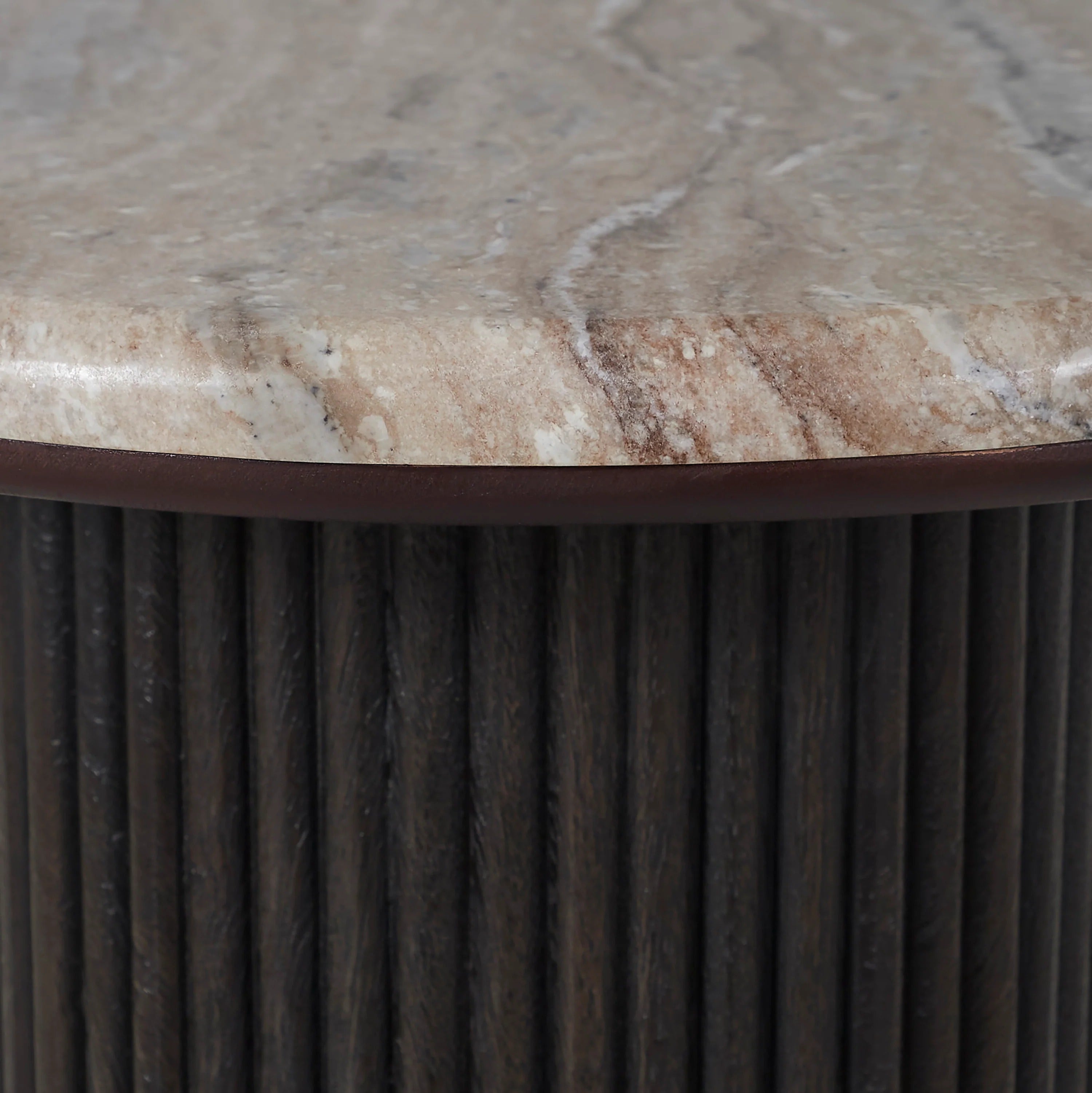 Luca Toronto Marble Side Table FURNITURE - side table Renwil