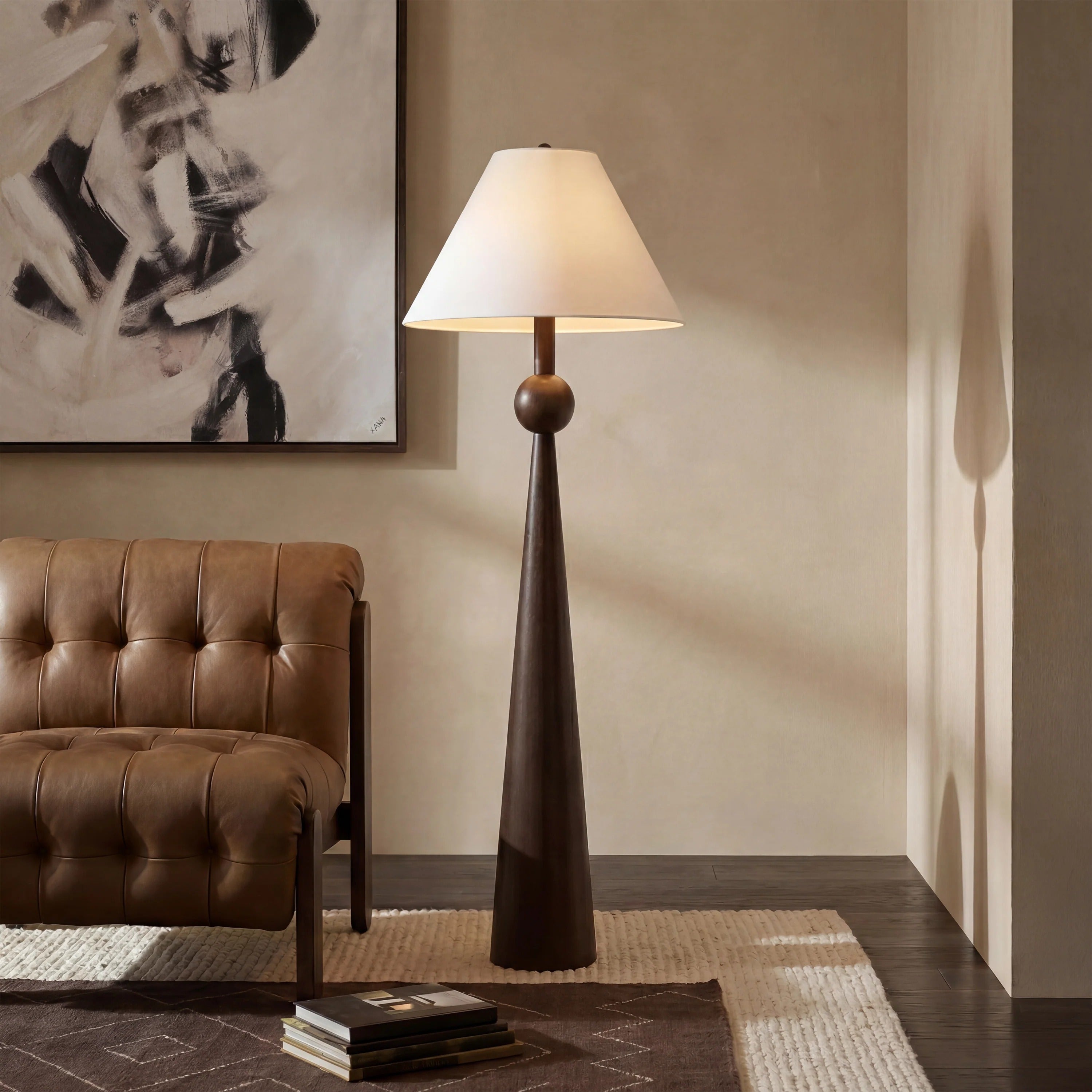 Breccan Floor Lamp LIGHTING - Floor Lamp Renwil