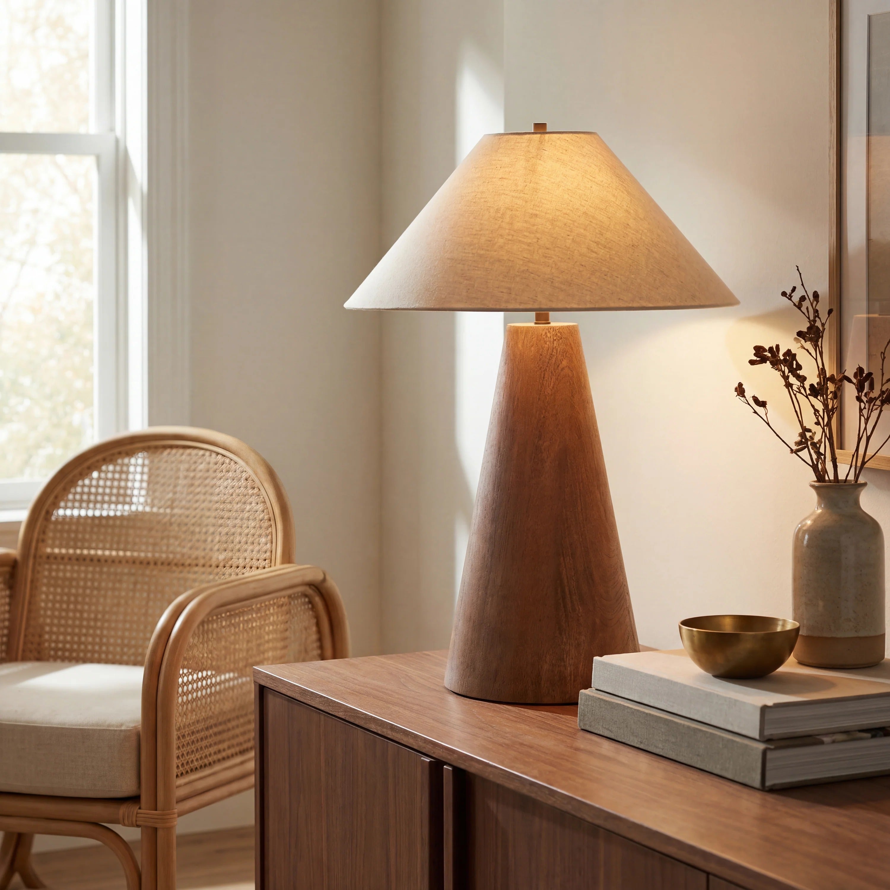 Clovis Table Lamp LIGHTING - table lamp Renwil