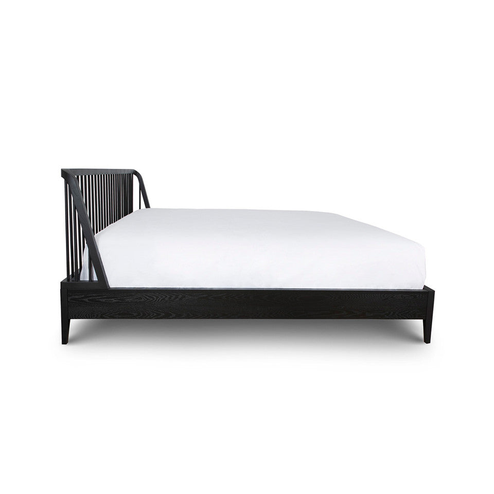 Irwin King Bed - Black - Rug & Weave