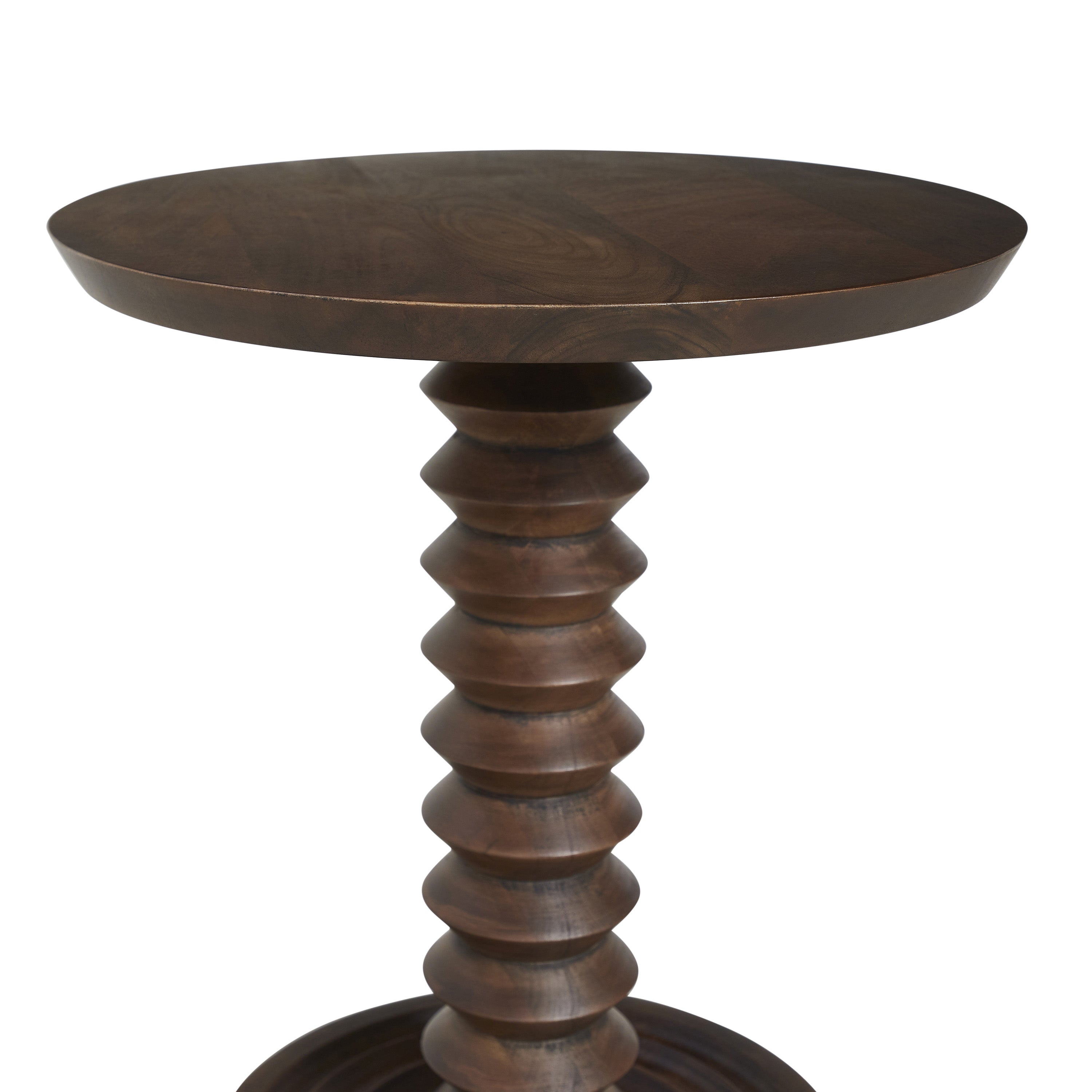 Tonno Mango Wood Side Table FURNITURE - side table Renwil