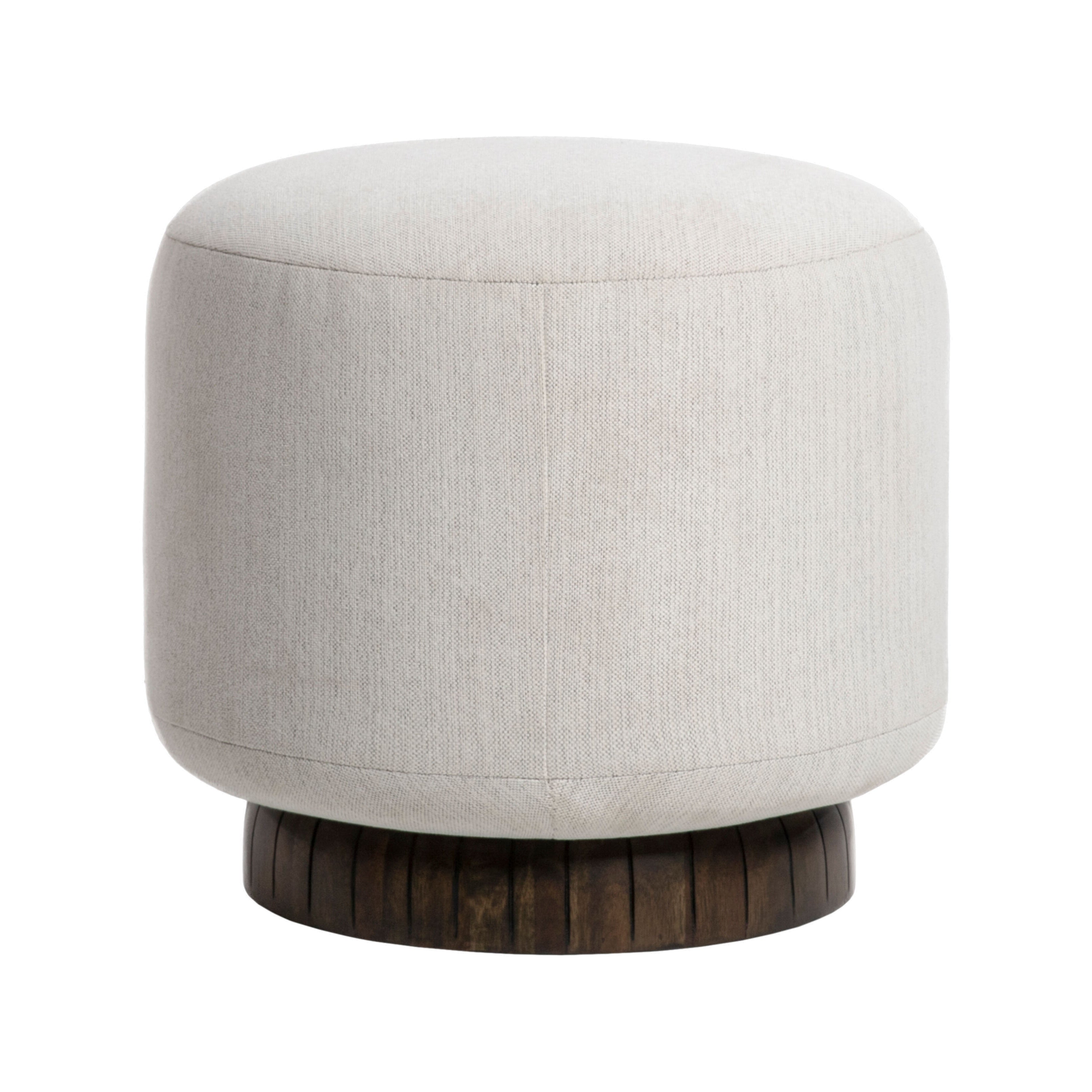 Jayde Ottoman FURNITURE - ottoman Surya Off - White