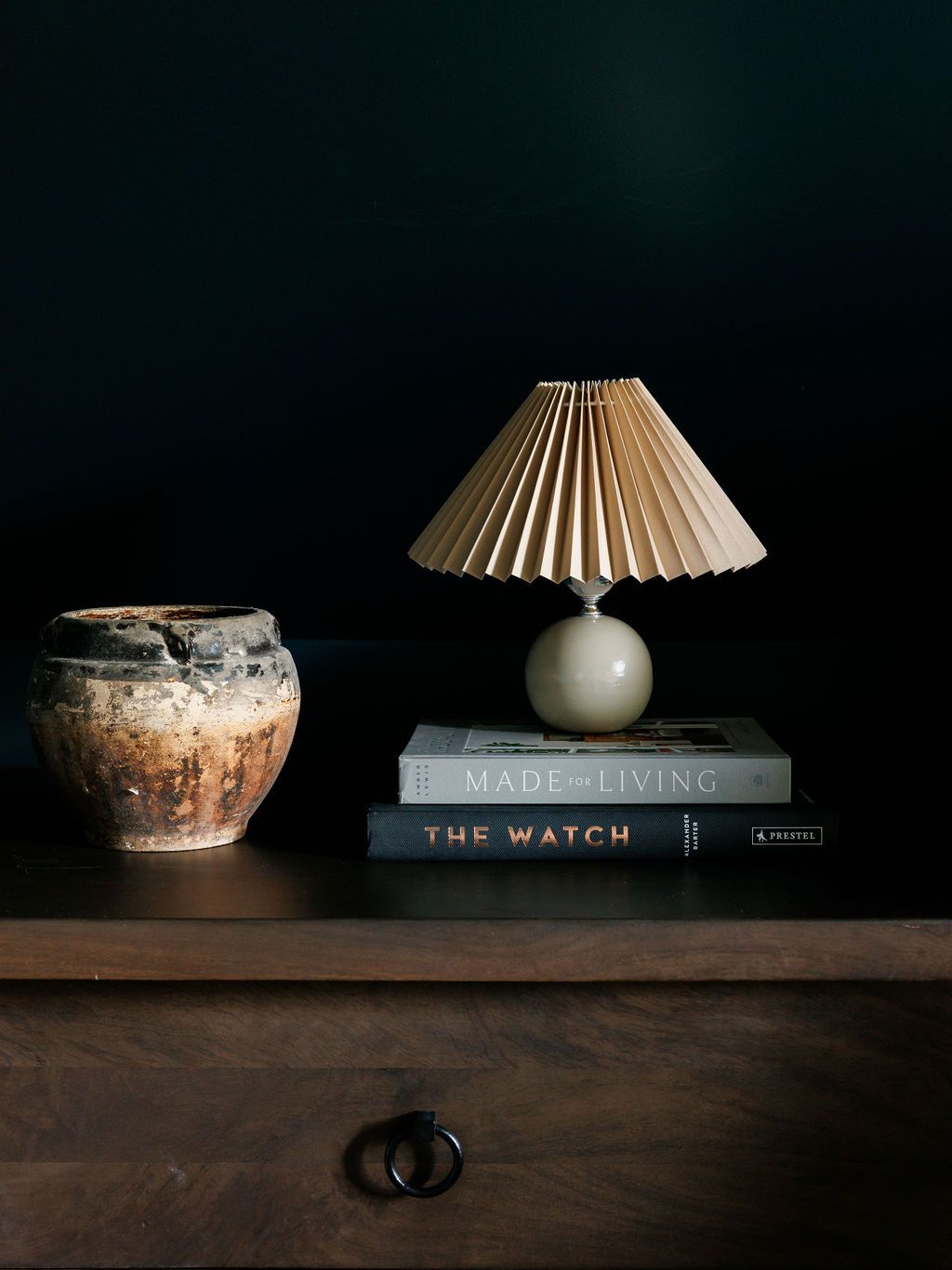 Ceramic Pleated Table Lamp - Rug & Weave