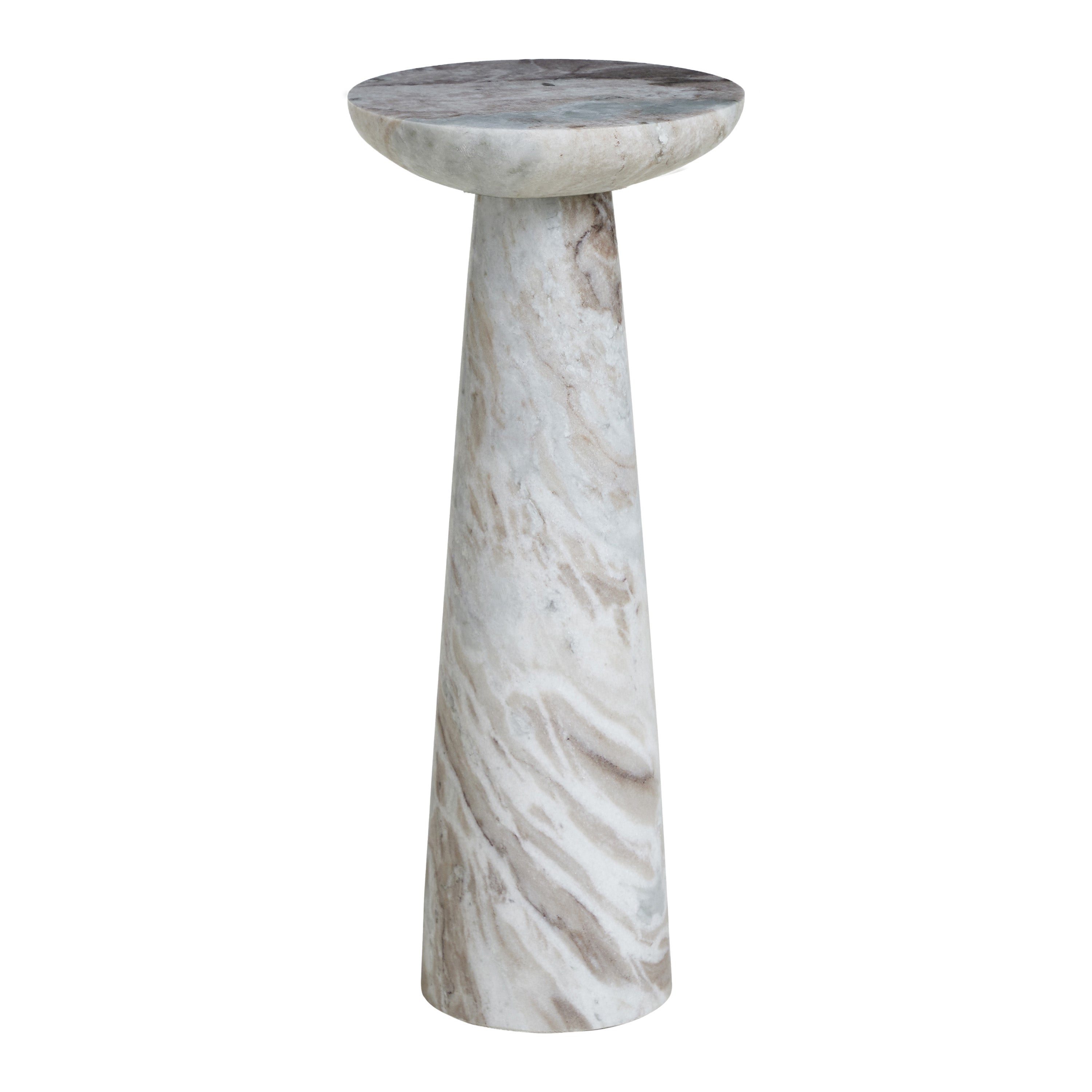 Mercer Toronto Marble Side Table, Black