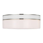 Monroe Large Flush Mount LIGHTING - ceiling fixture Visual Comfort Polished Nickel