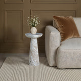 Mercer Toronto Marble Side Table FURNITURE - side table Renwil