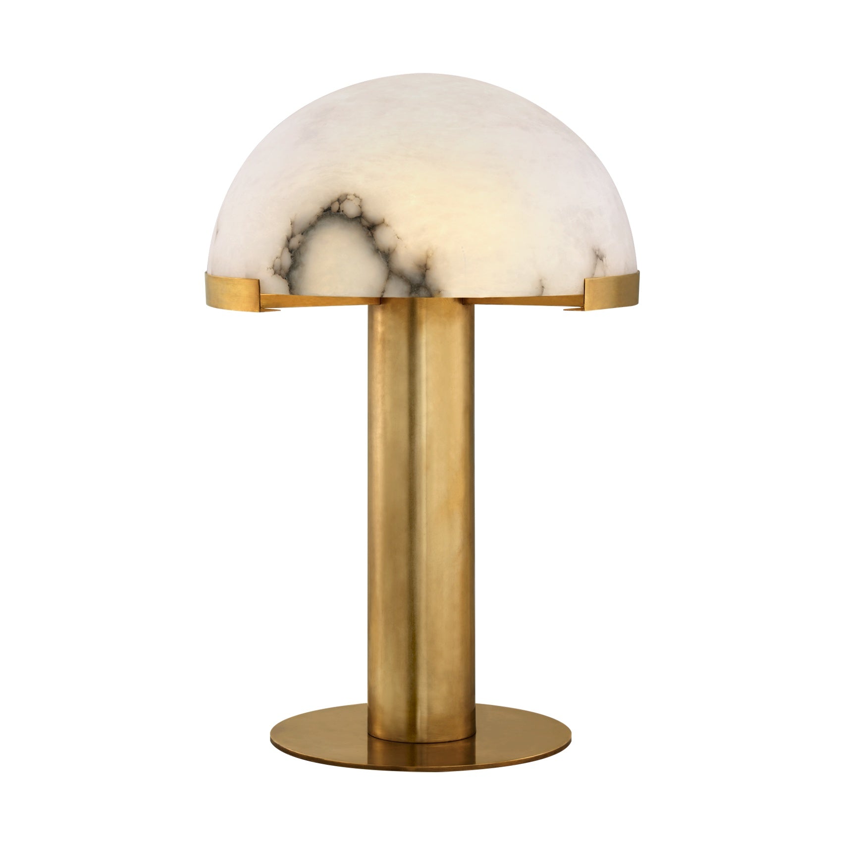 Melange Table Lamp LIGHTING - table lamp Visual Comfort - Signature Antique-Burnished Brass