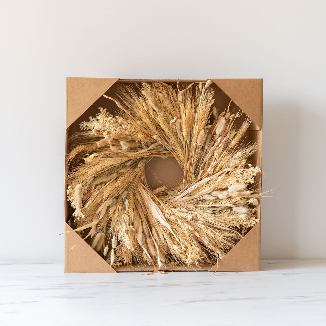 Golden Grains Wreath - Rug & Weave