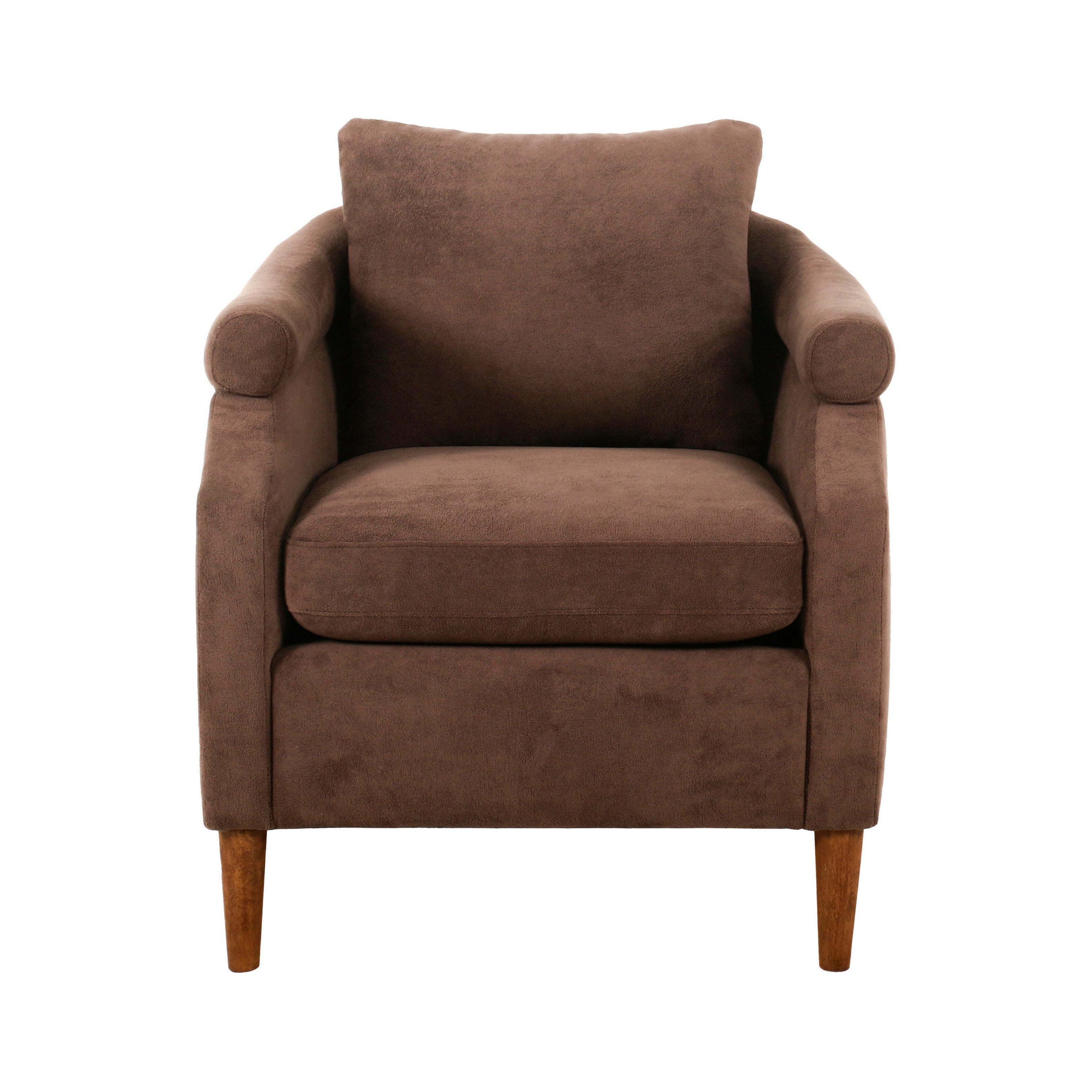 Landon Accent Chair FURNITURE - accent chair Surya Dark Brown