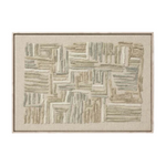 Puzzled Framed Art Print - Rug & Weave