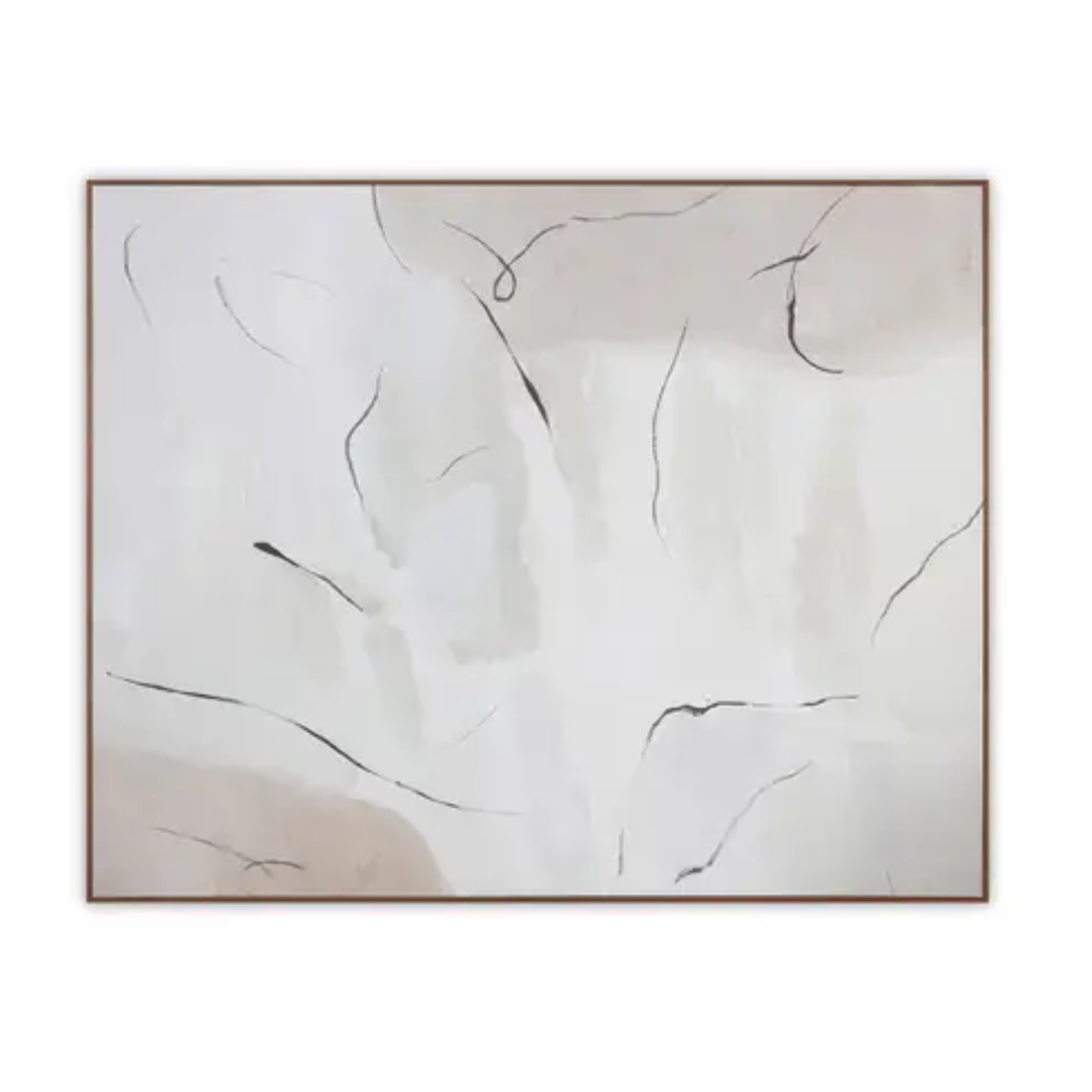 "Brushstroke Palette" Framed Art Print