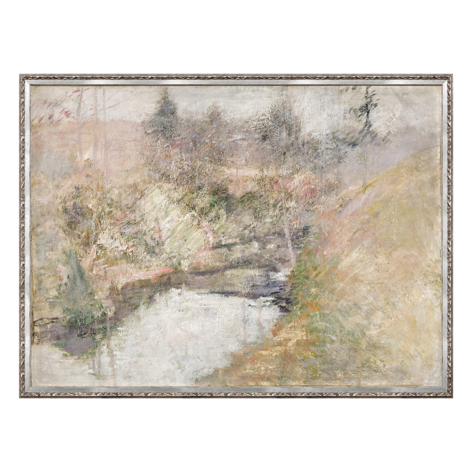 "Hidden Pond" Framed Art Print - Rug & Weave