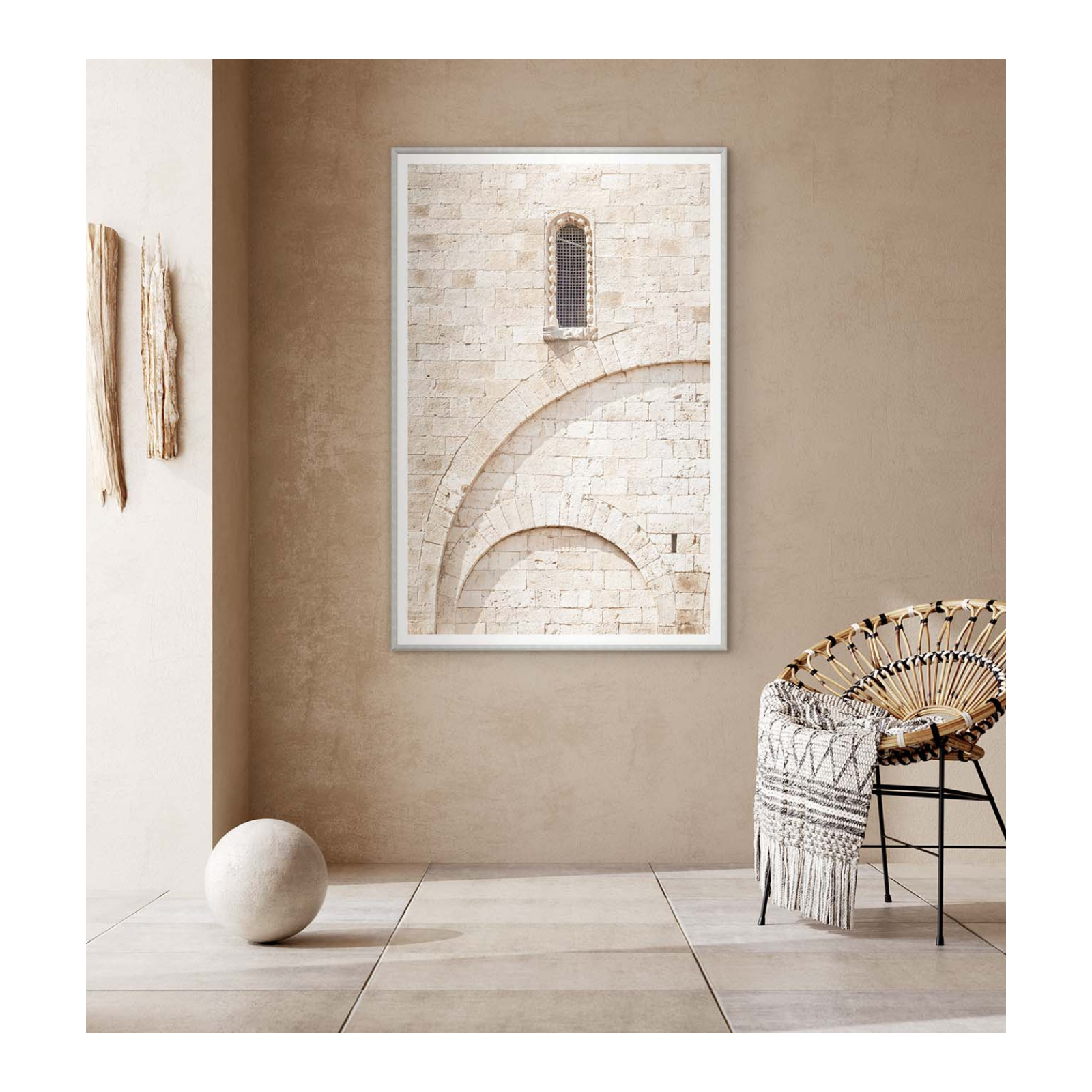 "Italian Architecture" Framed Art Print - Rug & Weave