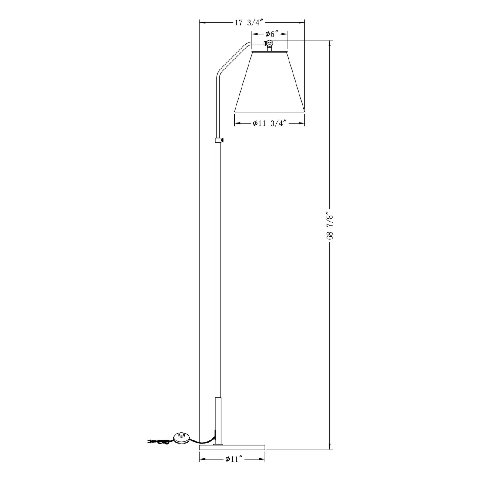 Fin Floor Lamp - Rug & Weave