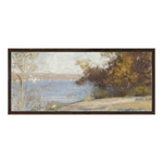 Lakeside Stroll Framed Art Print - Rug & Weave