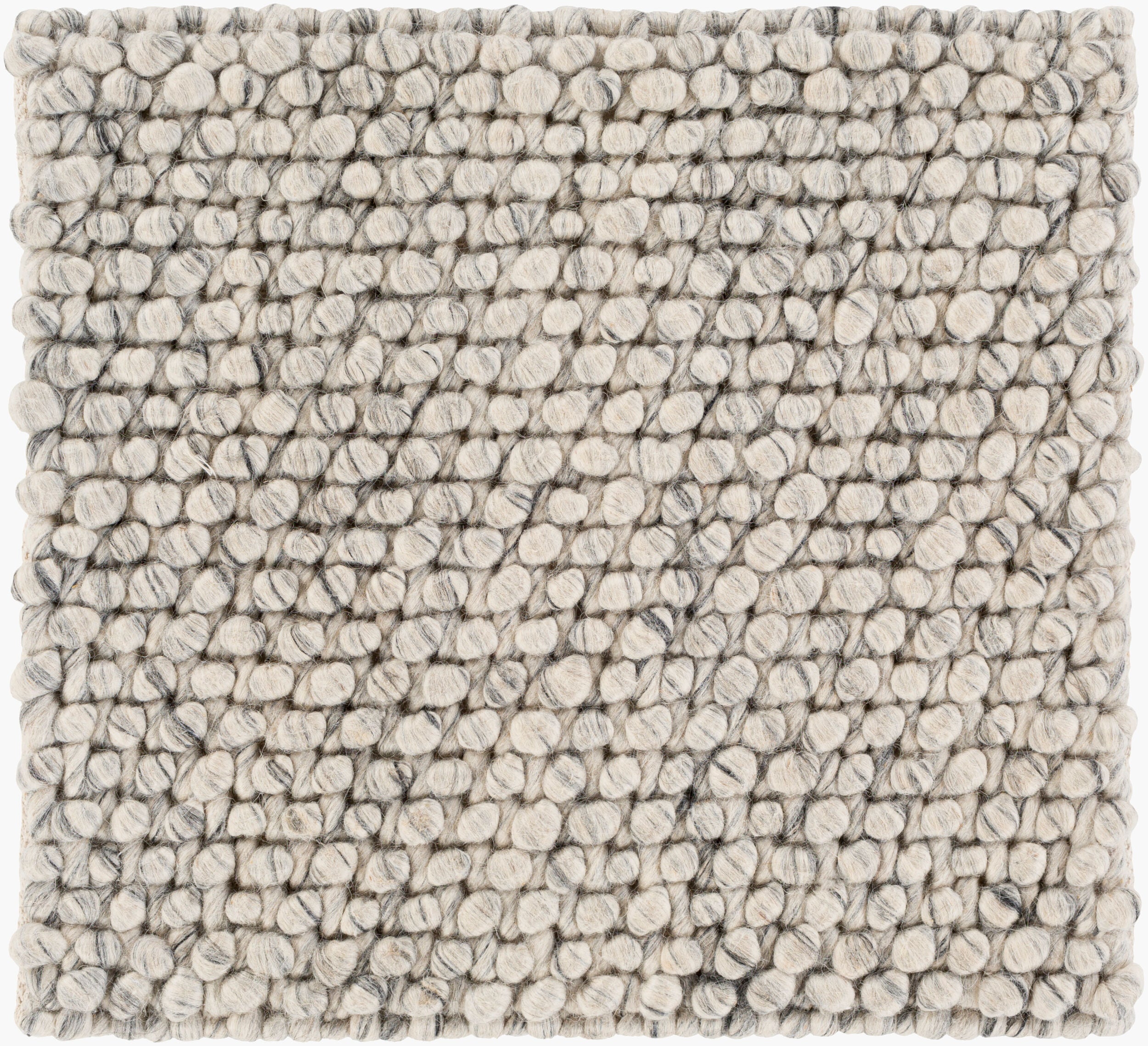 Lucy Charcoal Handwoven Rug RUGS - wool Surya