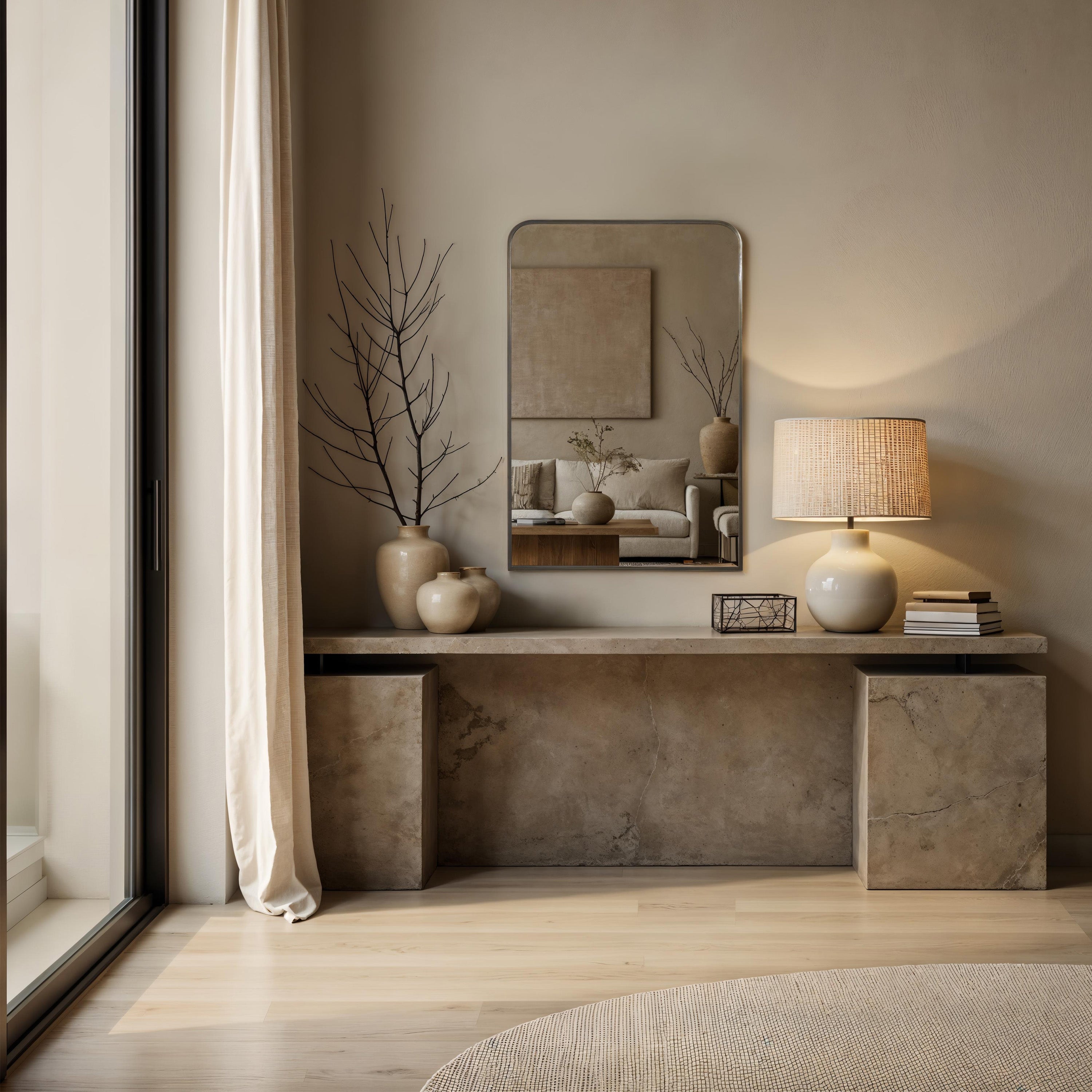 Janie Wall Mirror MIRROR - wall mirror Renwil