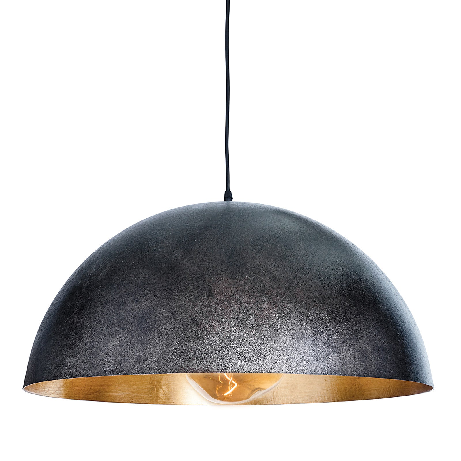 Sigmund Pendant Large (Black and Gold) Pendants Regina Andrew