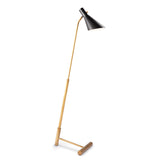 Spyder Floor Lamp (Blackened Brass and Natural Brass) - Rug & Weave