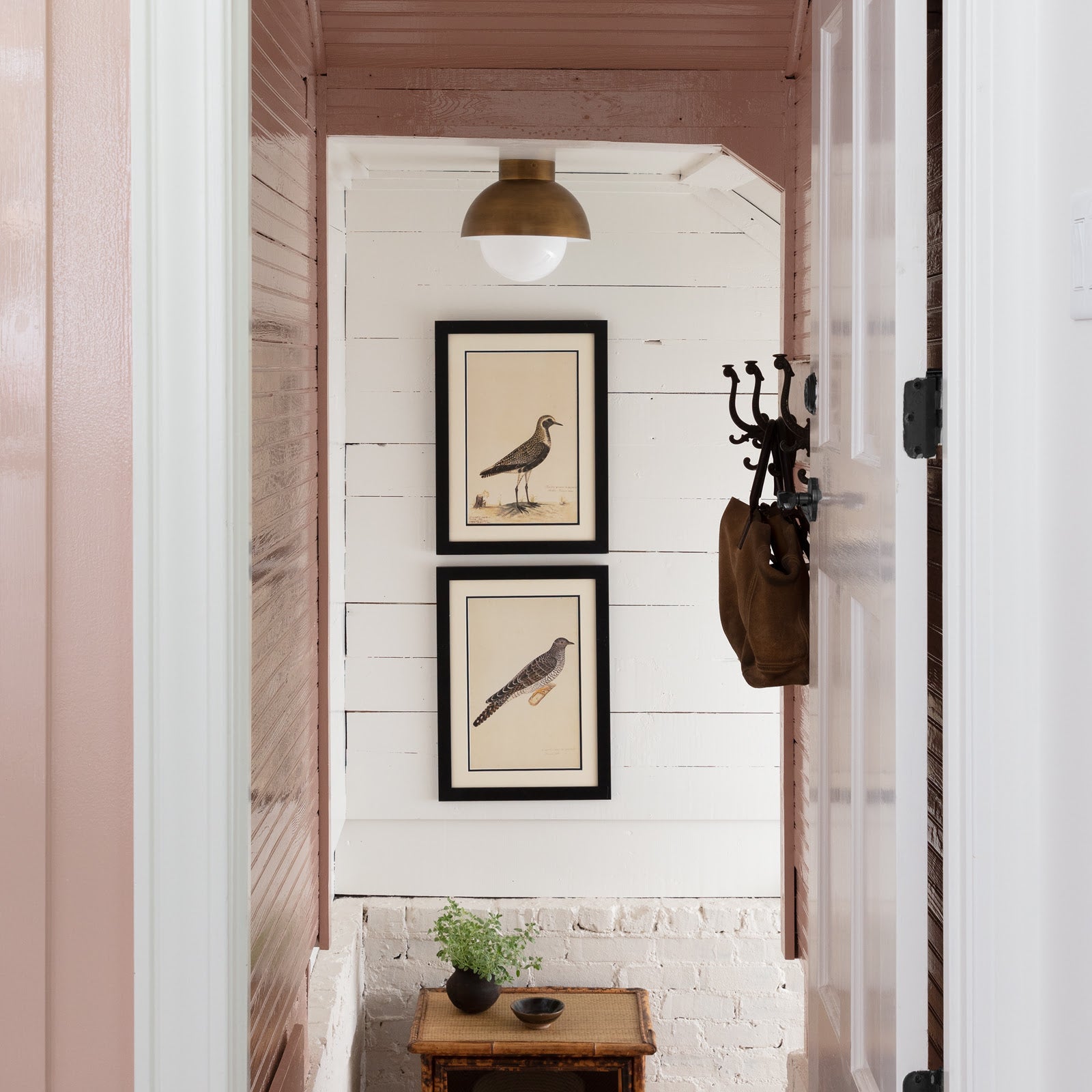 Montreux Flush Mount (Natural Brass) – view 2