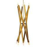 Viper Chandelier (Natural Brass)