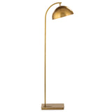 Otto Floor Lamp (Natural Brass) - Rug & Weave