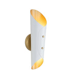 Vest Sconce (White and Natural Brass) - Rug & Weave