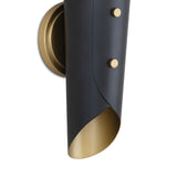 Vest Sconce (Blackened Brass and Natural Brass)