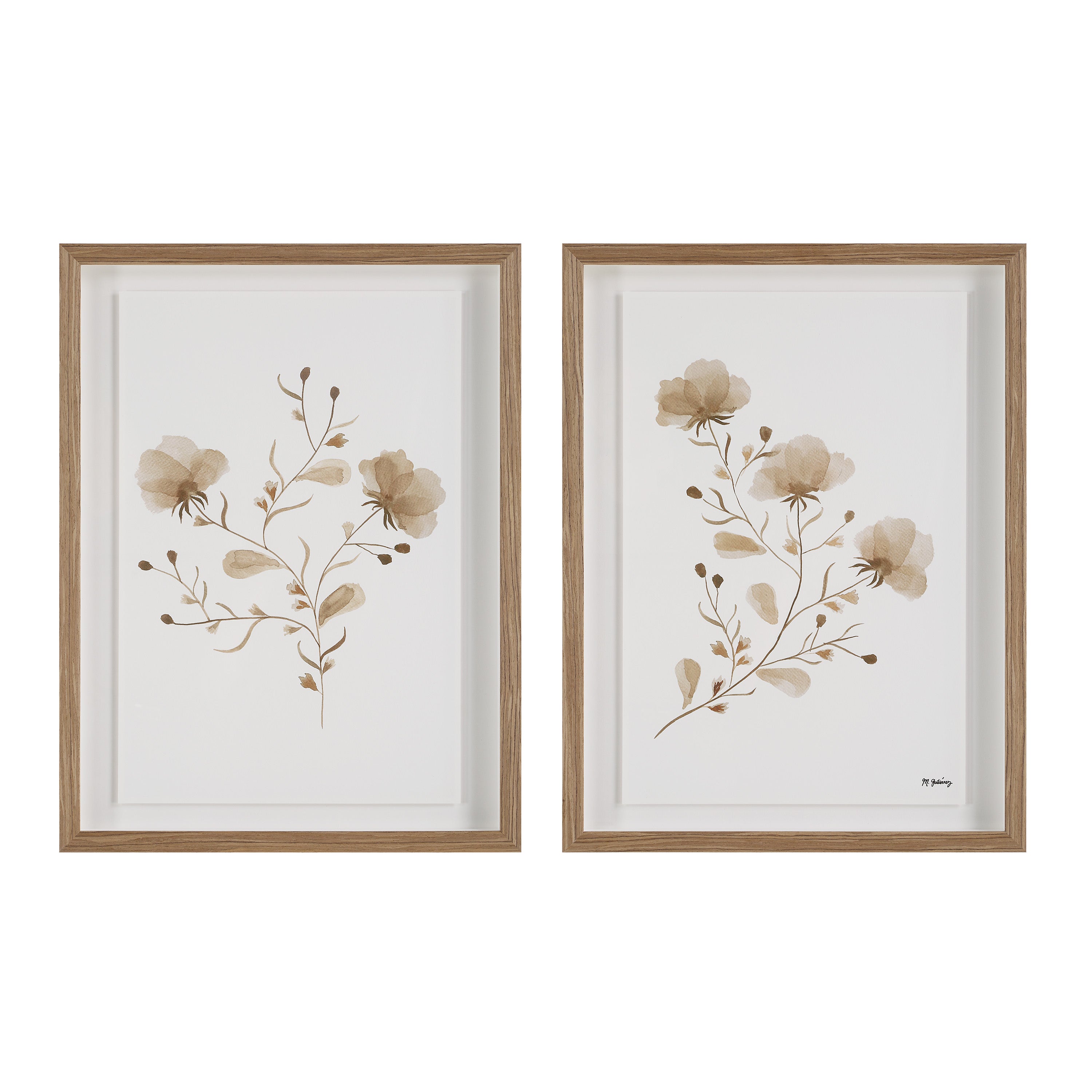 Marlena Framed Art Set ARTWORK - framed print Renwil