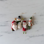 Felt Santa & Snowmen Ornament - Rug & Weave