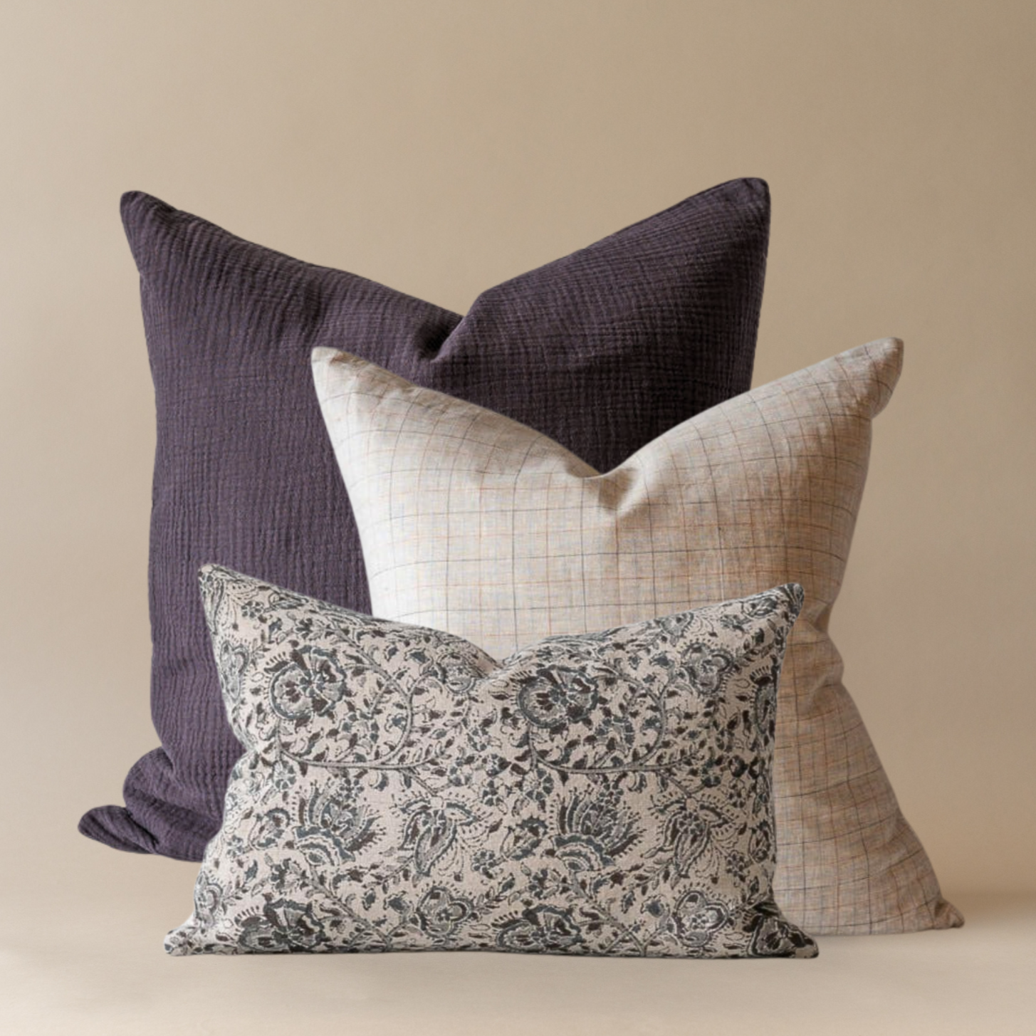 Melodie Pillow Cover Combo 4 - PILLOWS - Pillow Combo Rug and Weave Pillows