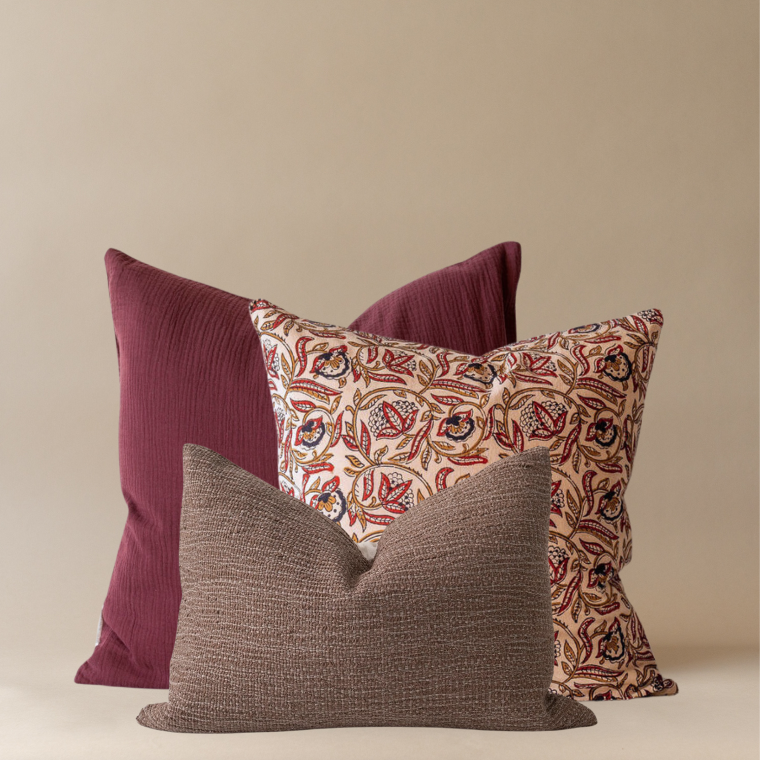 Ari Pillow Cover Combo 4 - PILLOWS - Pillow Combo Rug and Weave Pillows