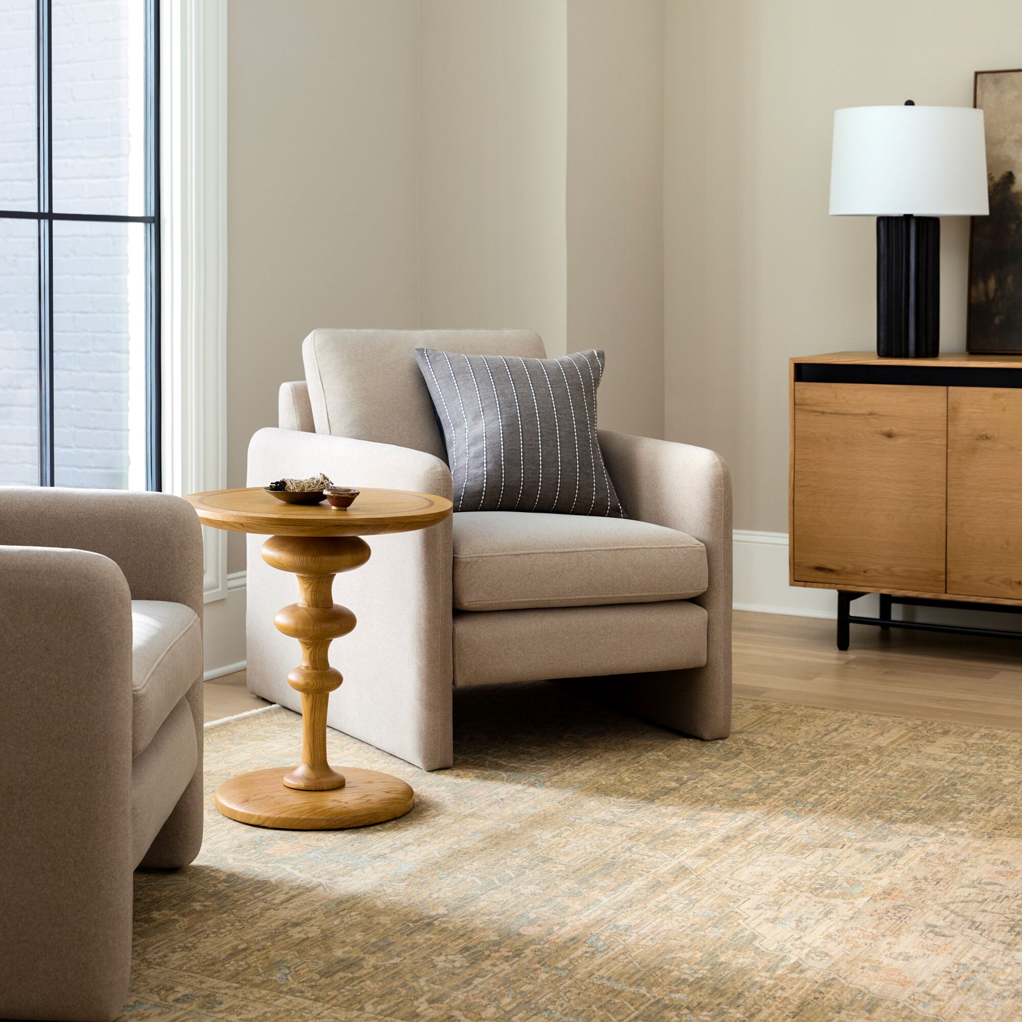 Nicolette Accent Chair FURNITURE - accent chair Surya