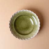 Scalloped Edge Stoneware Bowl bowl Creative Co-op (DYA)