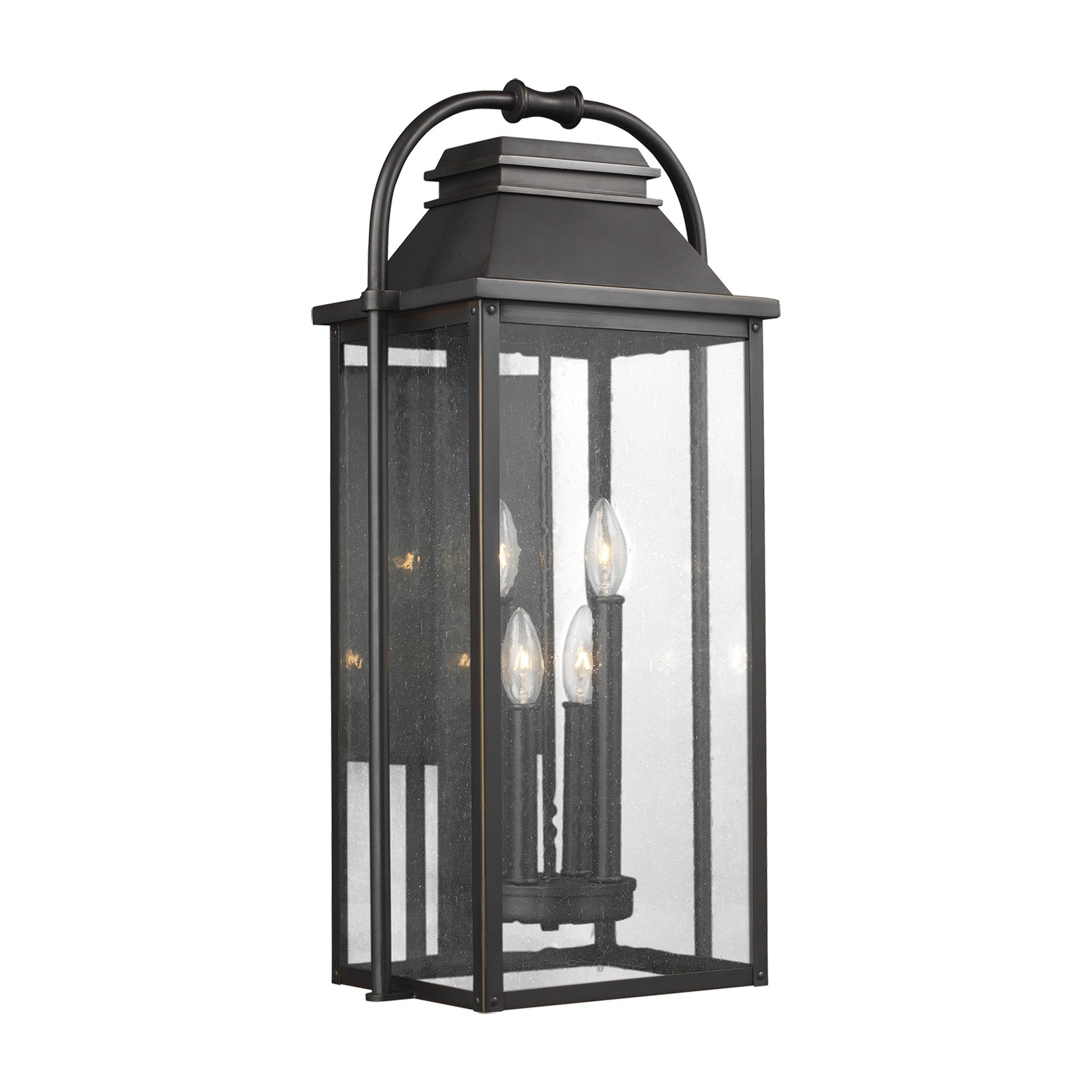 Wellsworth Large Lantern, Antique Bronze