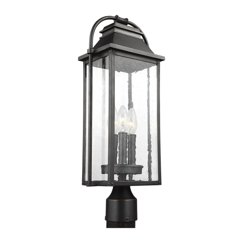 Wellsworth Post Lantern, Antique Bronze