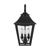 Galena Medium Wall Lantern LIGHTING - outdoor fixture Visual Comfort Textured Black