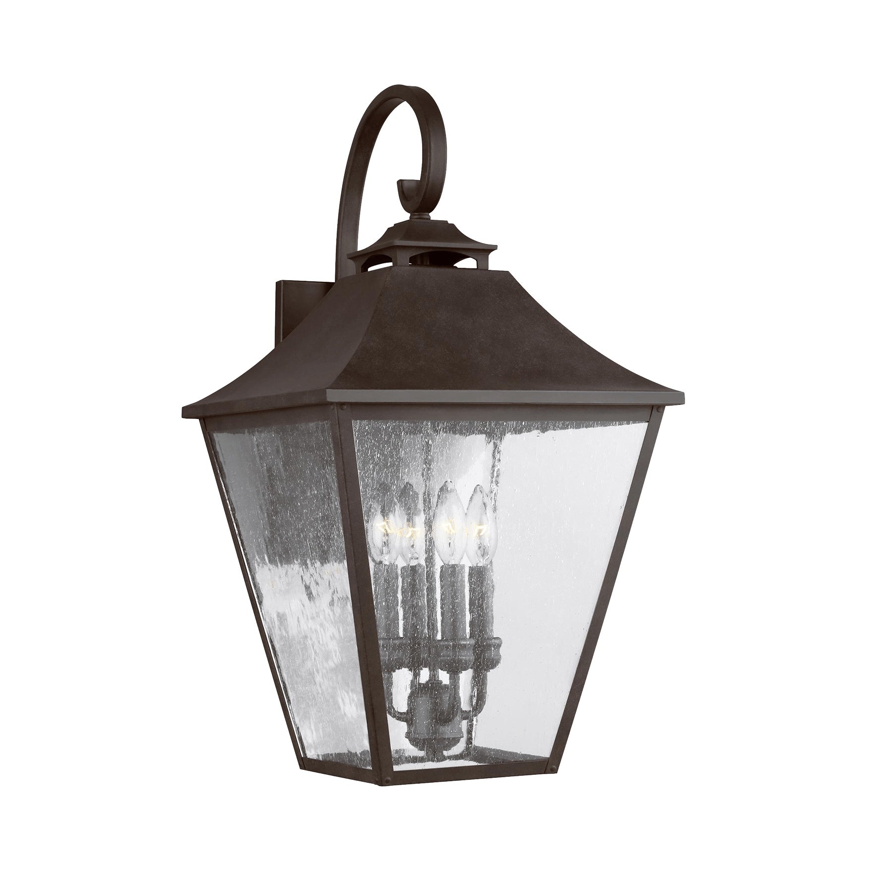 Galena Large Wall Lantern LIGHTING - outdoor fixture Visual Comfort Sable