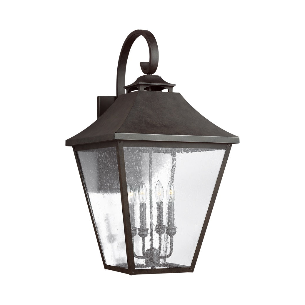 Galena Extra Large Lantern LIGHTING - outdoor fixture Visual Comfort Sable