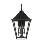 Galena Extra Large Lantern LIGHTING - outdoor fixture Visual Comfort Textured Black